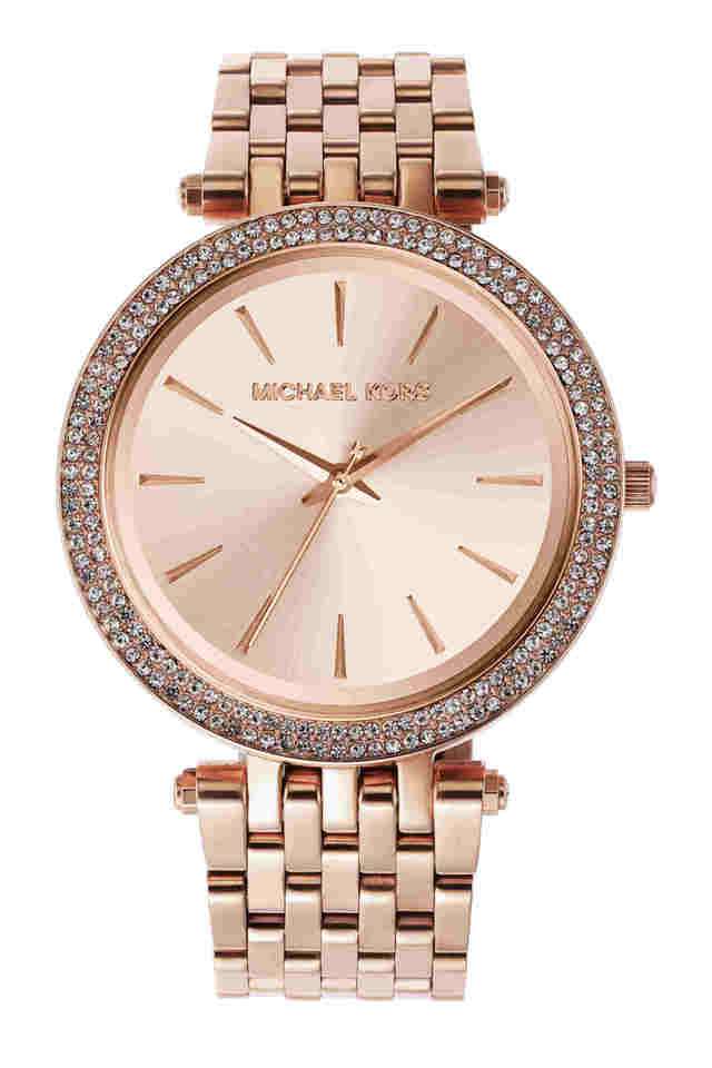 Womens-Darci-Rose-Gold-Dial-Stainless-Steel-Analogue-Watch---MK3192