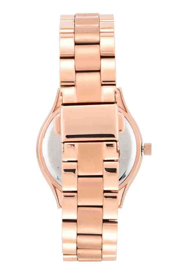 Womens-33-mm-Mini-Slim-Runway-Rose-Gold-Dial-Stainless-Steel-Analogue-Watch---MK3513