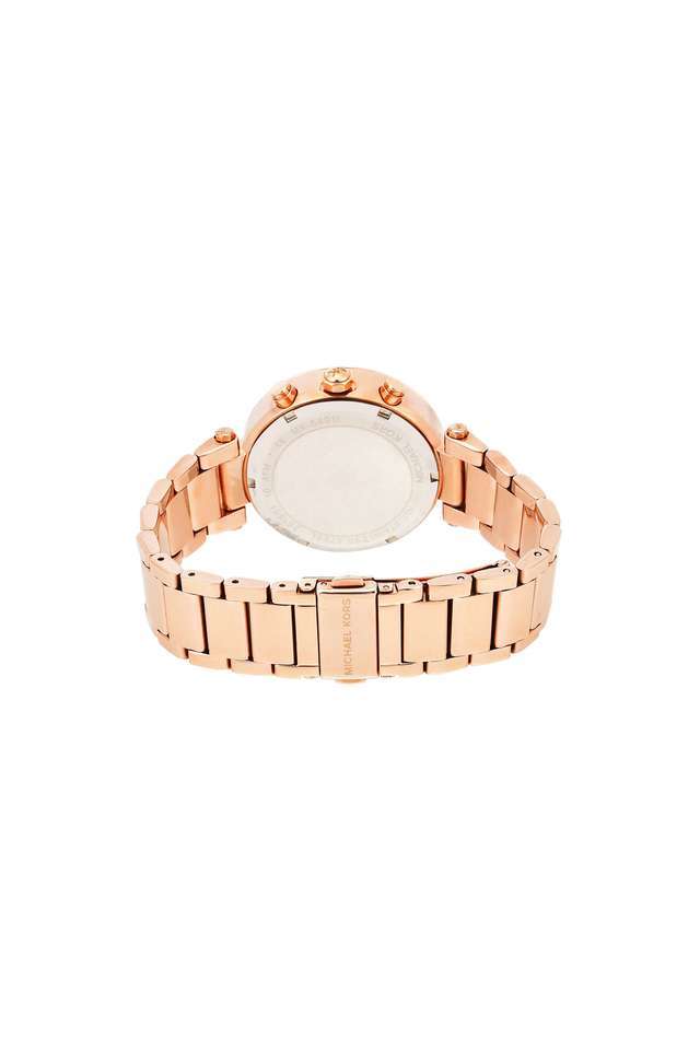 Womens-Parker-Mother-of-Pearl-Dial-Stainless-Steel-Chronograph-Watch---MK5491
