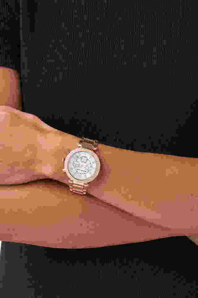 Buy MICHAEL KORS NoColour Parker 11 mm White Dial Stainless Steel