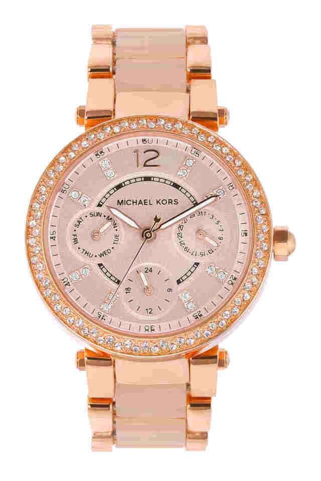 Mini-Parker-11-mm-Rose-Gold-Dial-Stainless-Steel-Analog-Watch-for-Women---MK6110