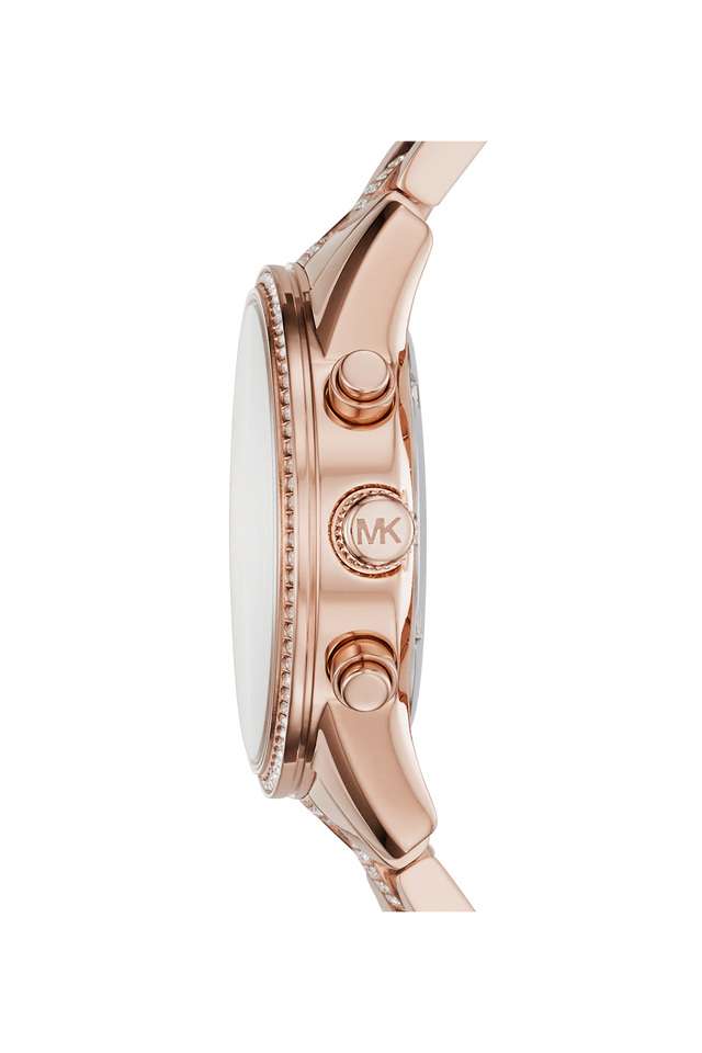 Women-Bryant-Rose-Gold-Dial-Stainless-Steel-Chronograph-Watch---MK6485