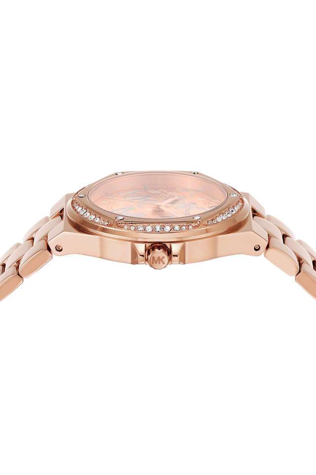 Buy MICHAEL KORS NoColour Lennox 37 mm Rose Gold Dial Stainless