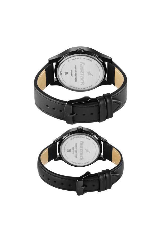 Mixmatched-4.0-Quartz-52.5-mm-Green-Dial-Leather-Analogue-Couple-Wrist-Watch---32406285NL01