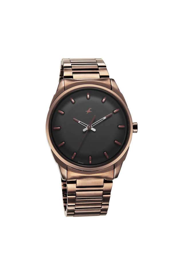 Metallica-40.7-x-47.7-x-9.80-mm-Black-Dial-Stainless-Steel-Analogue-Watch-for-Men