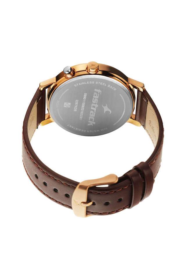 Tick-Tock-3.0-43-x-49.7-x-10-mm-Green-Dial-Leather-Analogue-Watch-For-Men---3287KL04