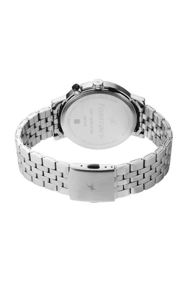 Tick-Tock-3.0-43-x-49.7-x-10-mm-Blue-Dial-Metal-Analogue-Watch-For-Men---3287KM05