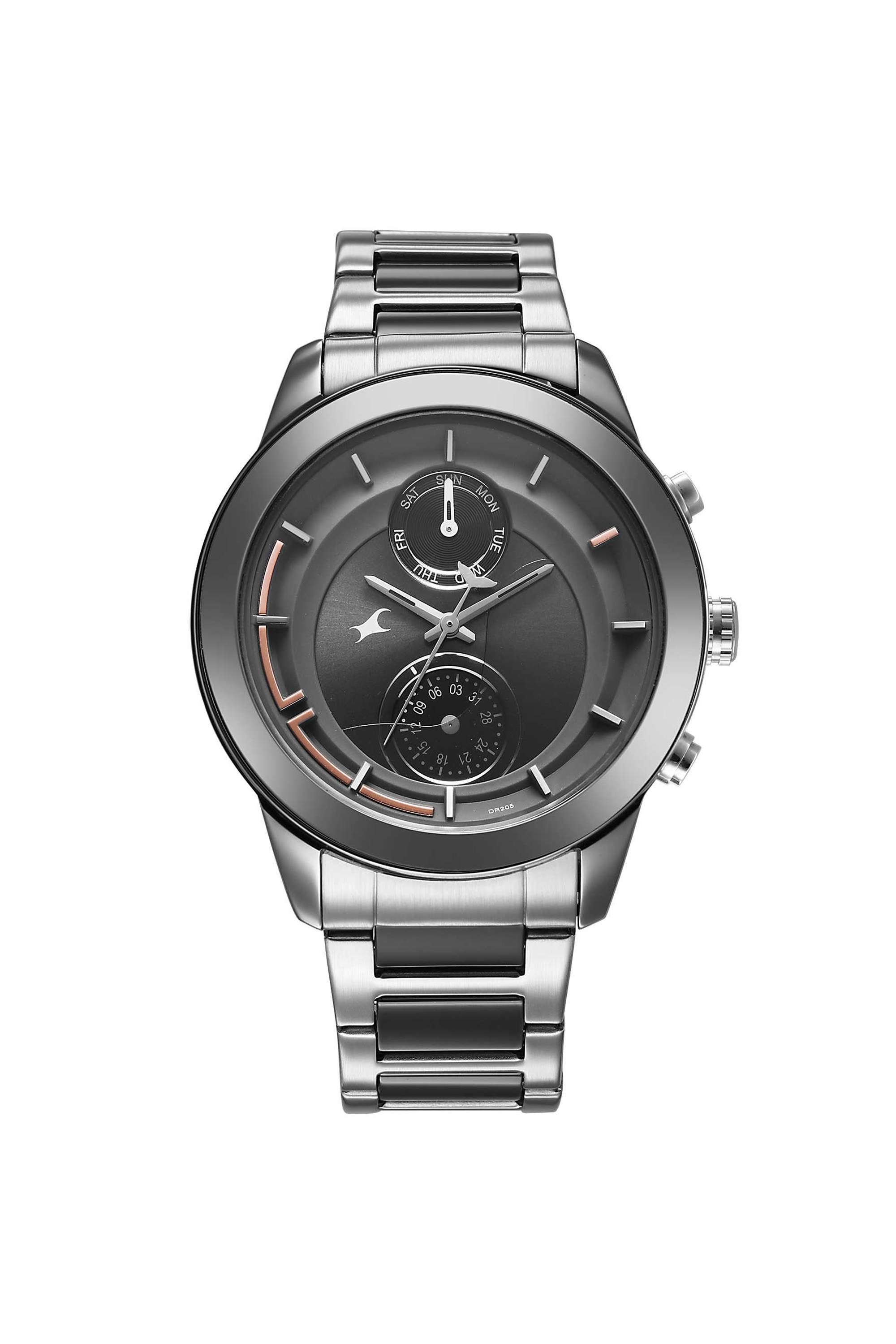Oceanic-44-mm-Grey-Dial-Stainless-Steel-Analogue-Wrist-Watch-for-Men---3304KD03