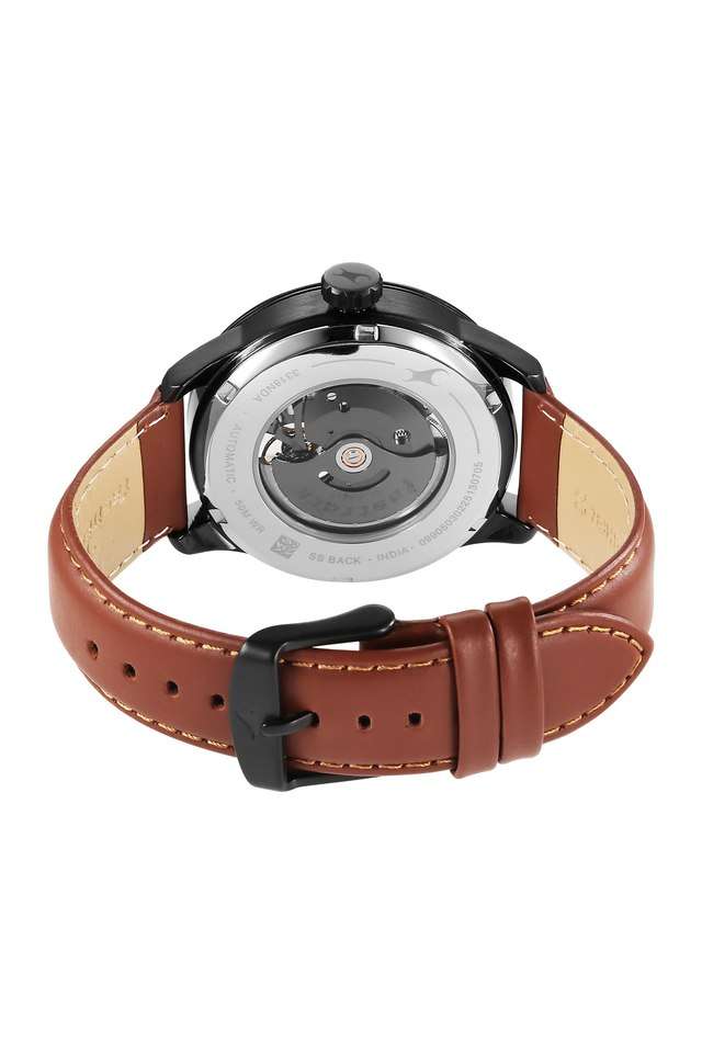 Automatic-2.0-51.3-mm-Blue-Dial-Leather-Analogue-Wrist-Watch-for-Men---3318NL01