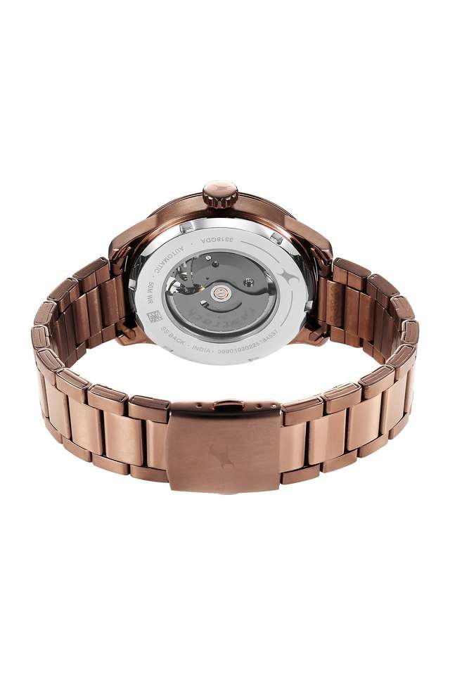 Automatic-2.0-51.3-mm-Black-Dial-Metal-Analogue-Wrist-Watch-for-Men---3318QM01