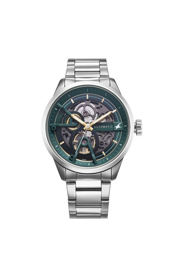 Automatic-2.0-51.3-mm-Green-Dial-Metal-Analogue-Wrist-Watch-for-Men---3318SM01