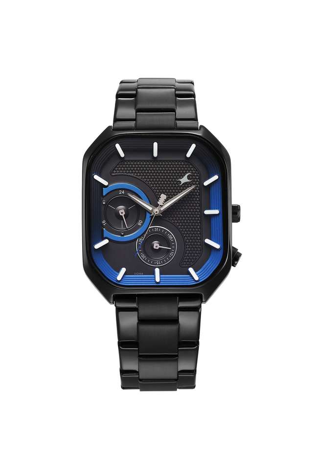 Groove-45.5-mm-Polyurethane-Grey-Dial-Analogue-Wrist-Watch-for-Men---3321NM01