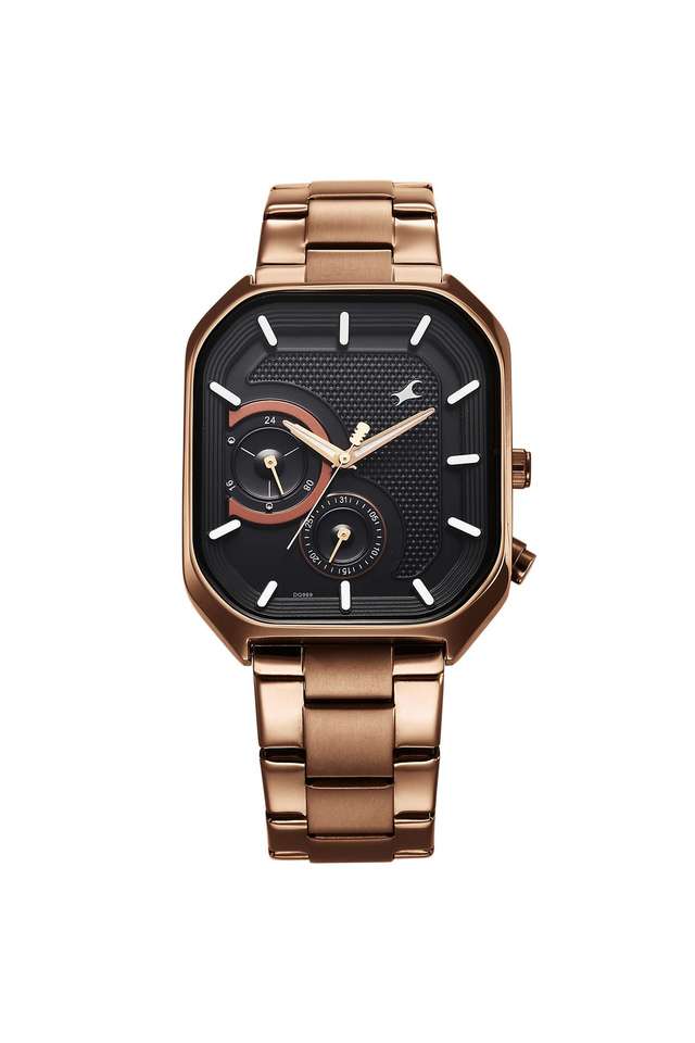 Groove-45.5-mm-Polyurethane-Black-Dial-Analogue-Wrist-Watch-for-Men---3321QM02