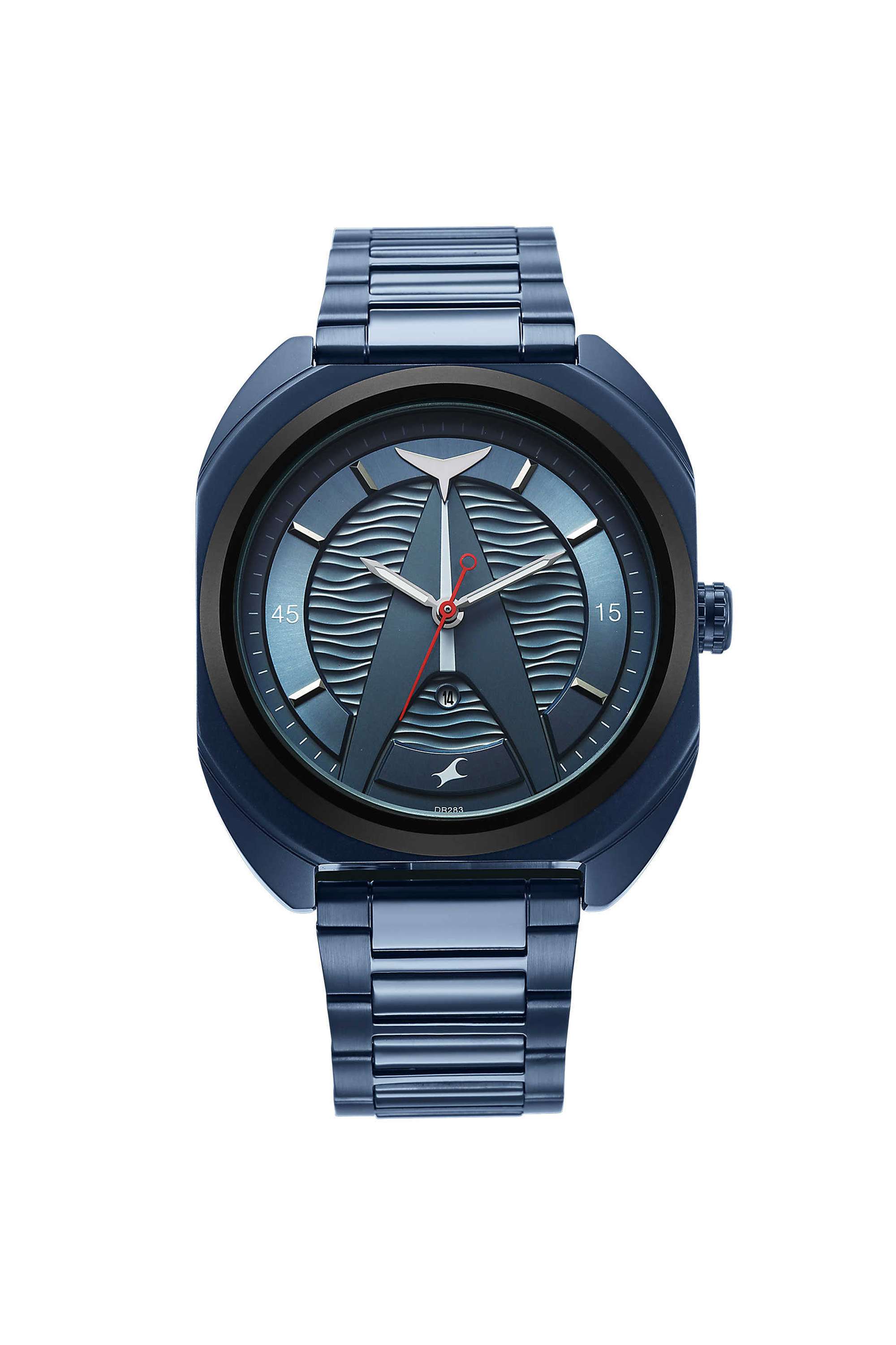 Oceanic-41.2-mm-Blue-Dial-Stainless-Steel-Analogue-Wrist-Watch-for-Men---3326KM02