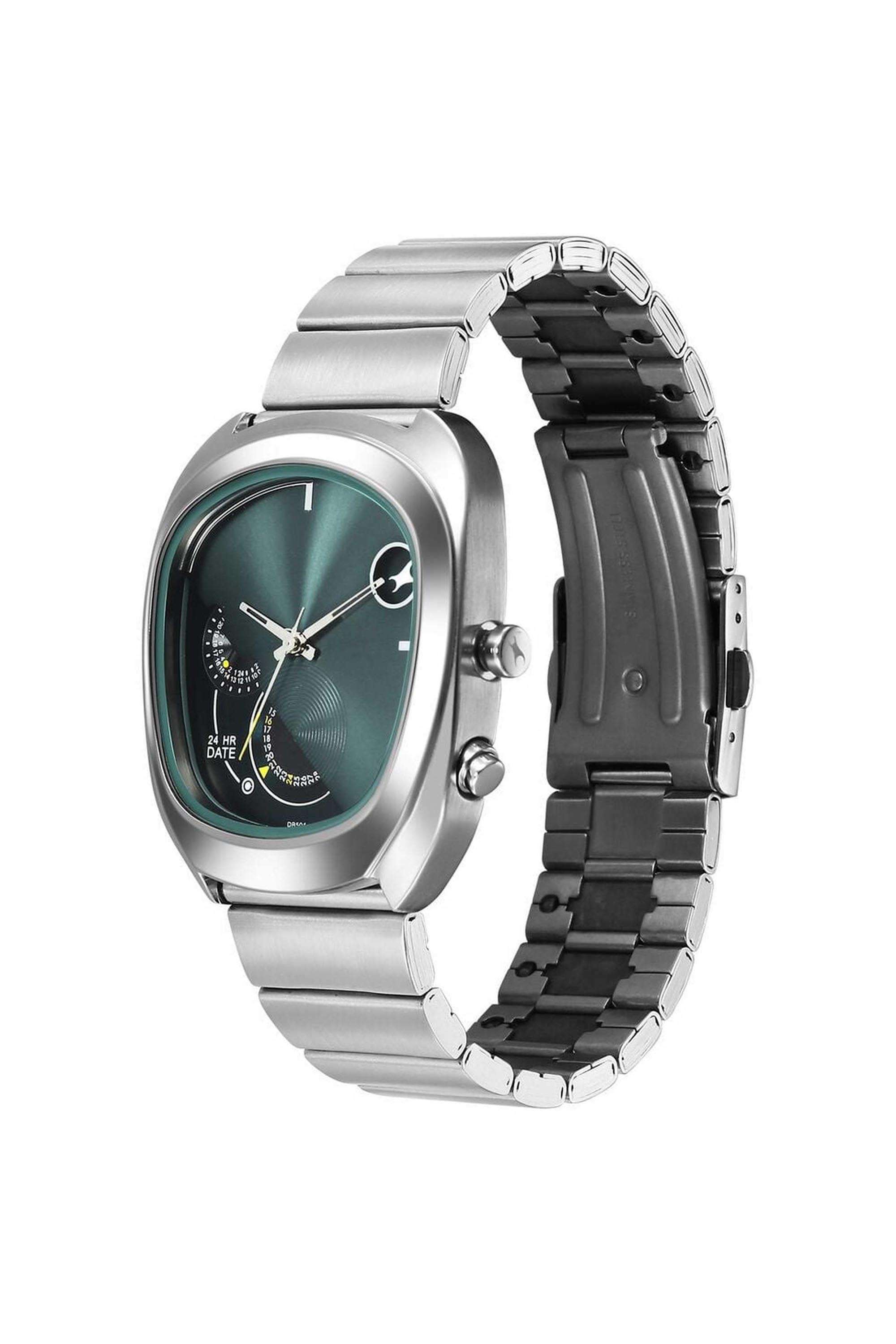 Cosmic-Tribe-47.65-mm-Green-Dial-Stainless-Steel-Analogue-Watch-For-Men---3327SM01