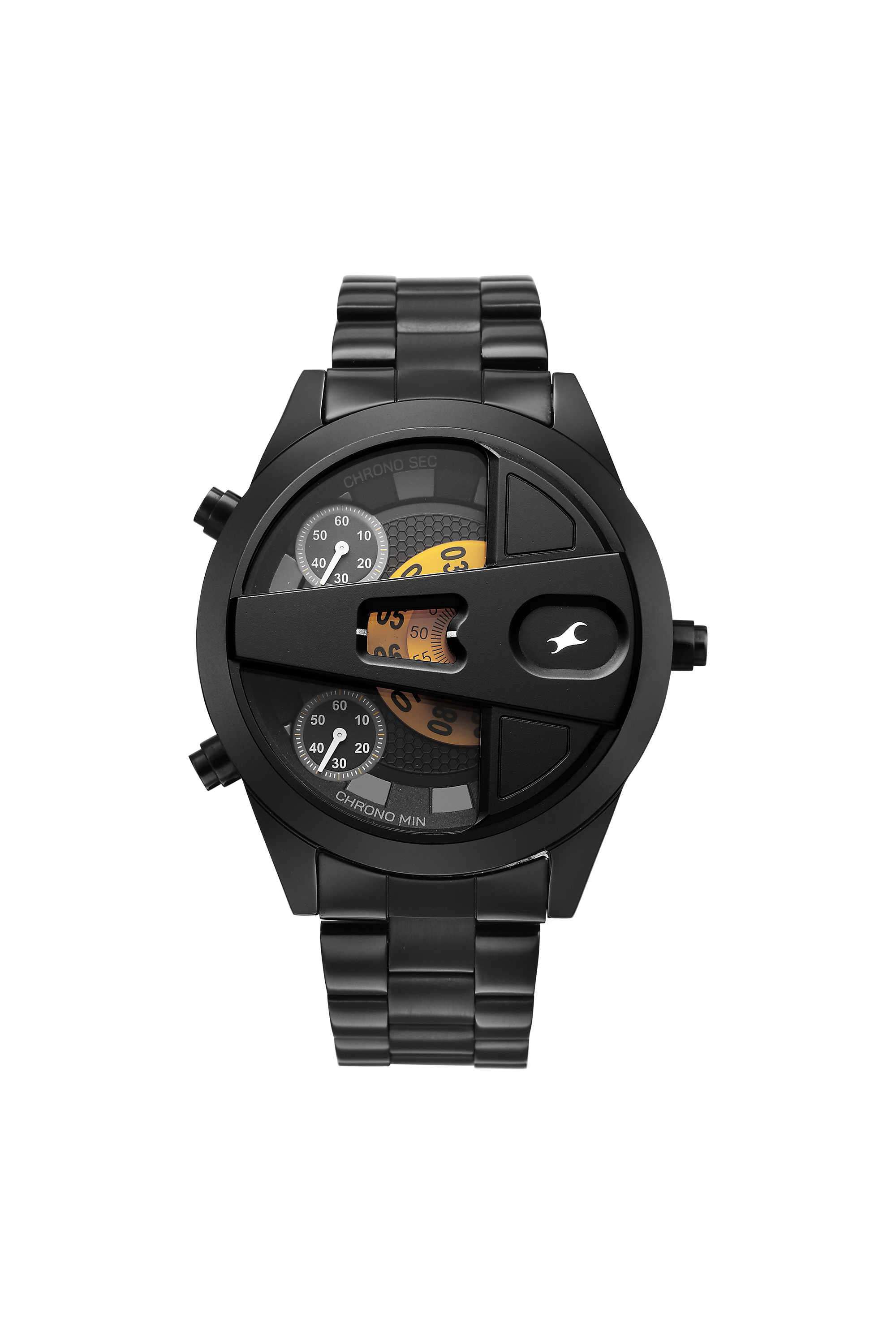 Overdrive-Micromotor-53.2-mm-Black-Dial-Stainless-Steel-Analogue-Watch-For-Boys---3331NM01