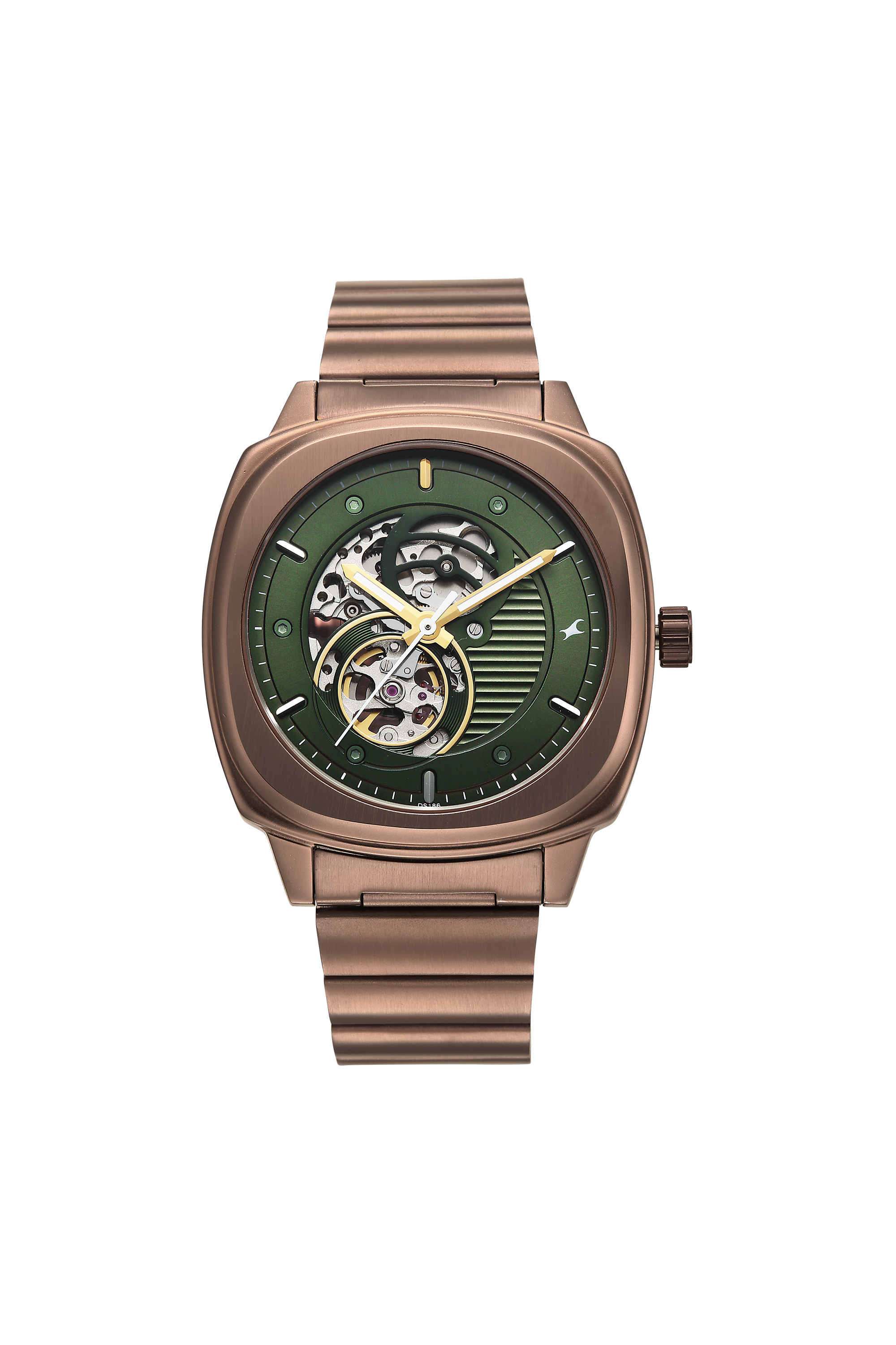 Automatic-3.0-51.6-mm-Green-Dial-Stainless-Steel-Analogue-Watch-For-Boys---3333QM02
