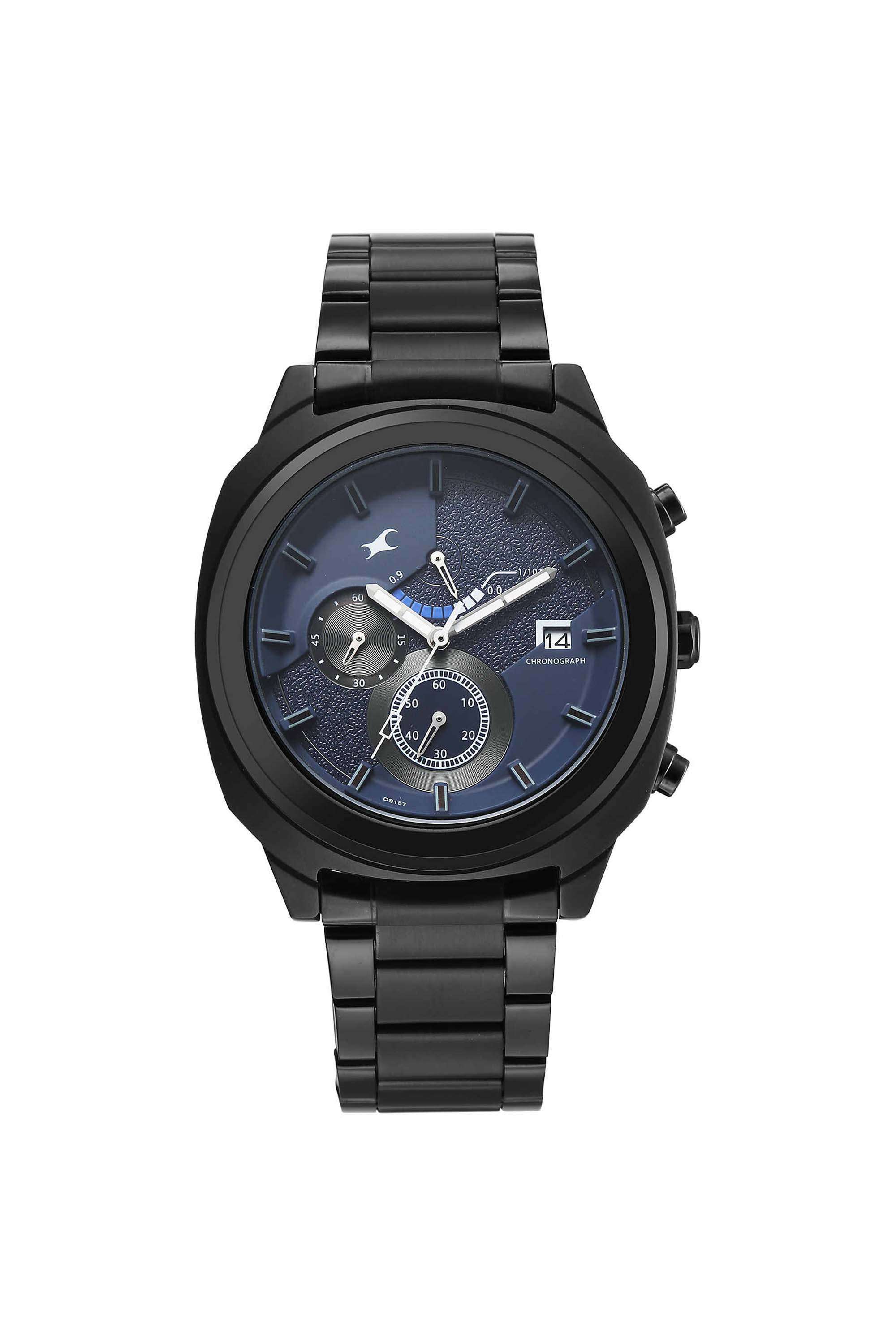 Kronos-3.0-51.3-mm-Blue-Dial-Stainless-Steel-Analogue-Watch-For-Boys---3335NM01
