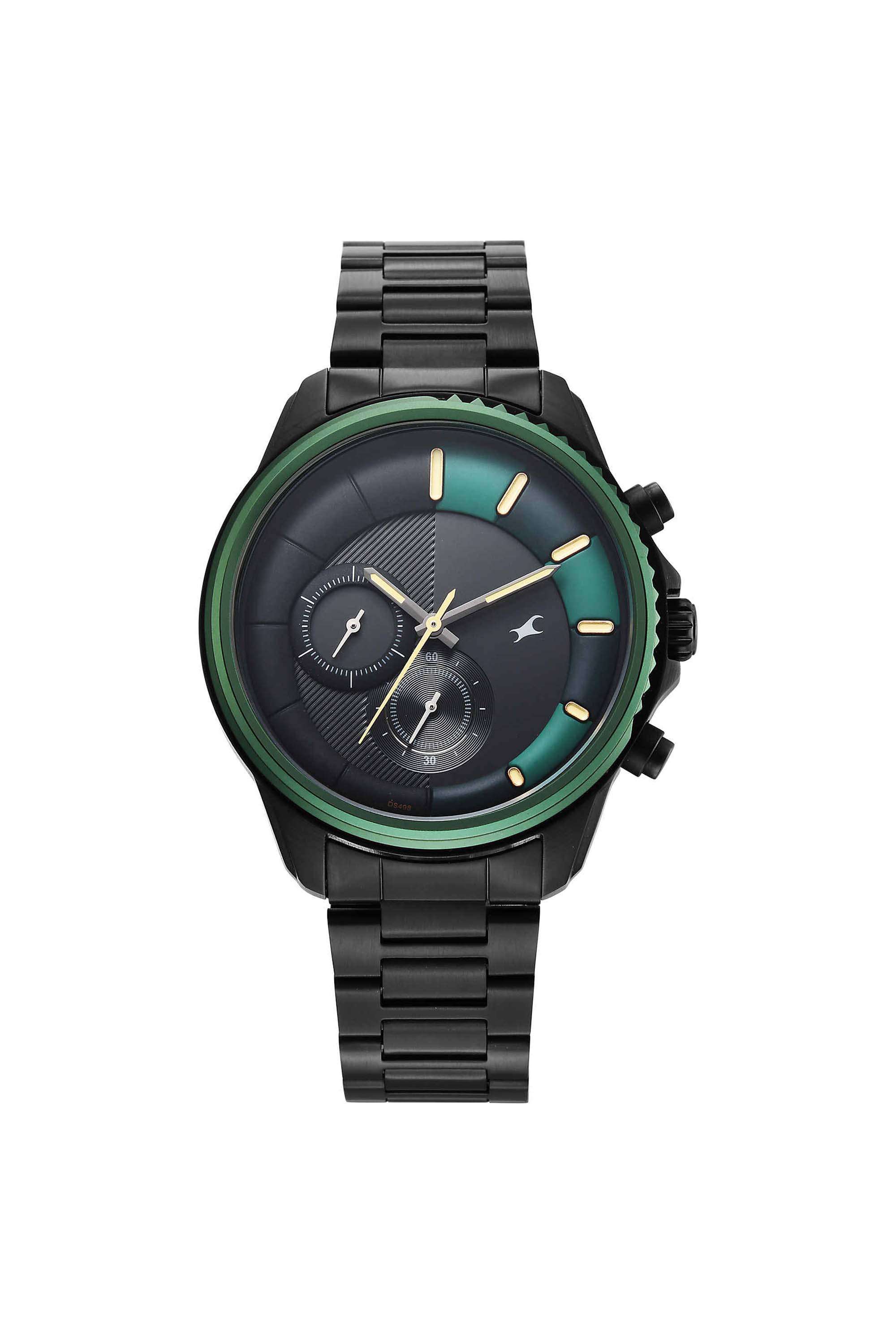 Wild-49.9-mm-Multicolour-Dial-Stainless-Steel-Analogue-Watch-For-Boys---3337KM01