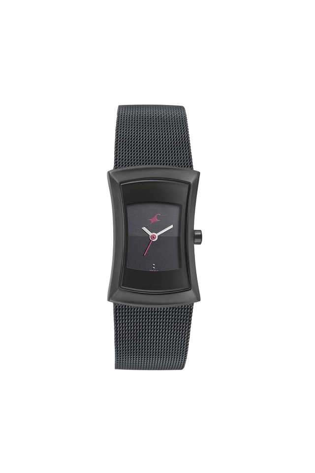 Pulse-I-24.9-x-38-x-7.5-mm-Black-Dial-Stainless-steel-Analog-Watche-For-Women---6093NM01