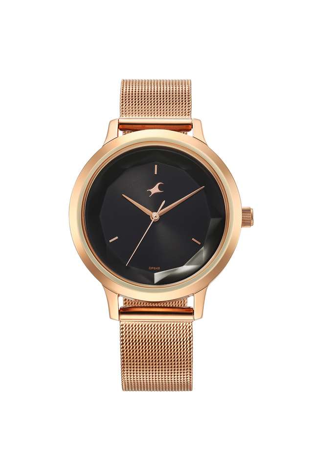 Fleek-I-36.9-x-43.4-x-8.80-mm-Black-Dial-Stainless-Steel-Analogue-Watch-For-Women---6210WM03