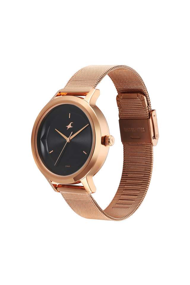 Fleek-I-36.9-x-43.4-x-8.80-mm-Black-Dial-Stainless-Steel-Analogue-Watch-For-Women---6210WM03