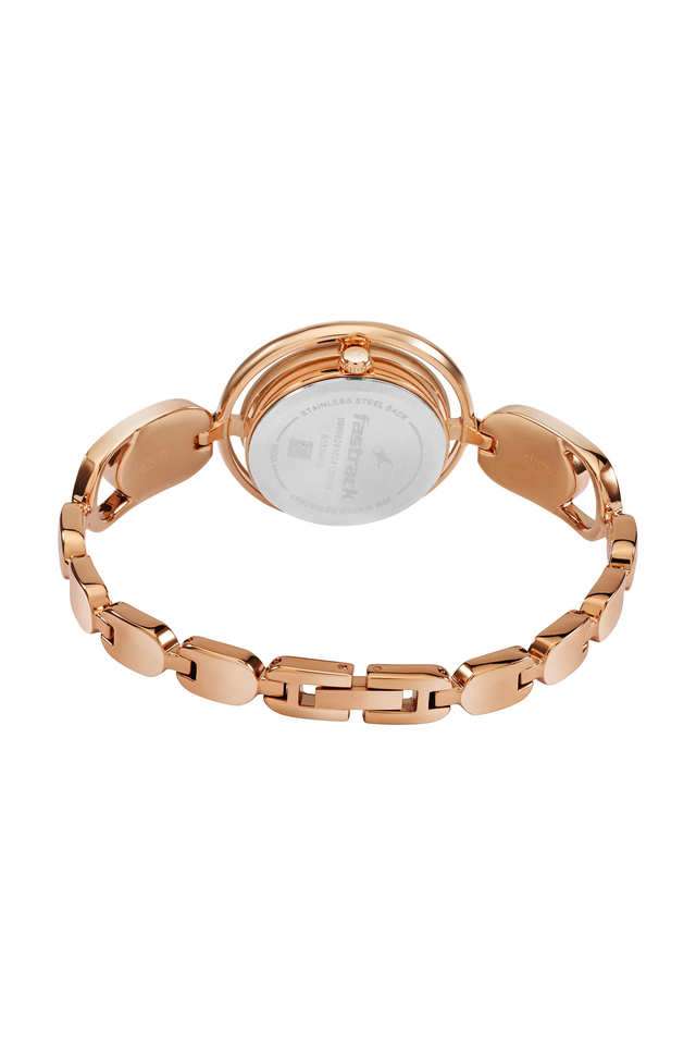 Pulse-III-40-mm-Silver-Dial-Brass-Analogue-Watch-For-Women---6237WM02F