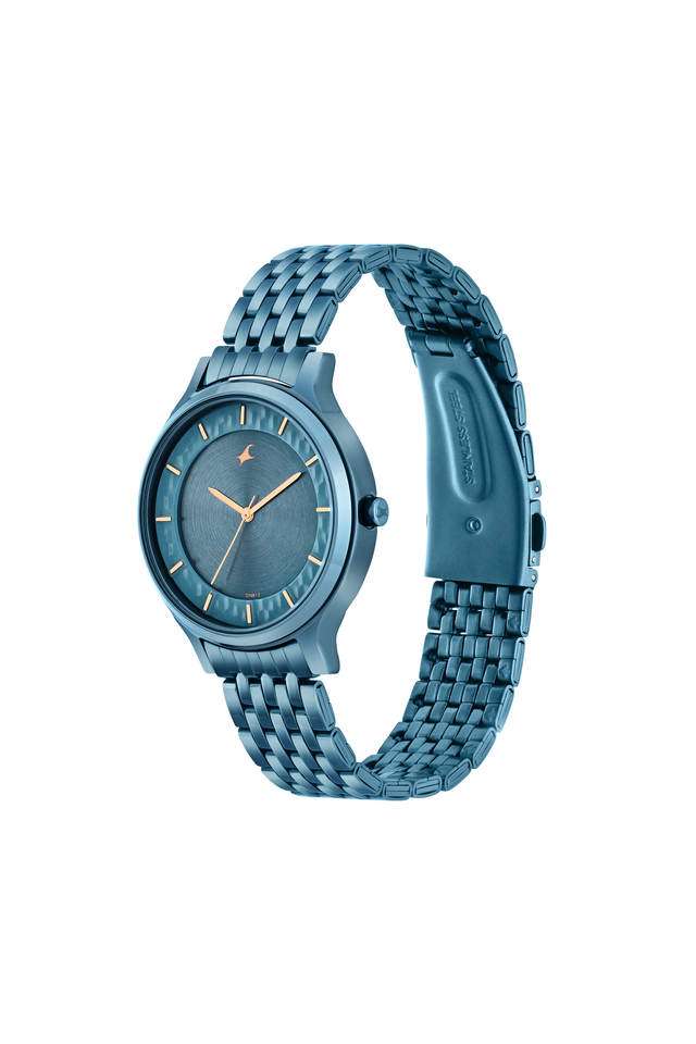 Crush-36.5x43.5x8.35-mm-Blue-Dial-Sheet-Metal-Analog-Watch-For-Women---6292QM02
