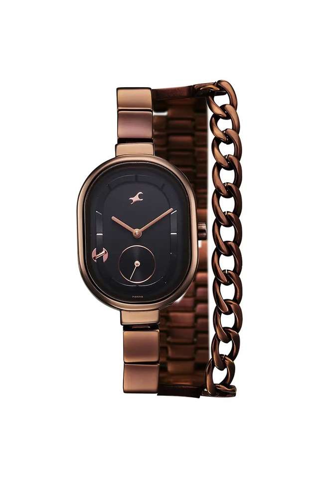Maximal-39-mm-Black-Dial-Stainless-Steel-Analogue-Watch-For-Women---6297QM01