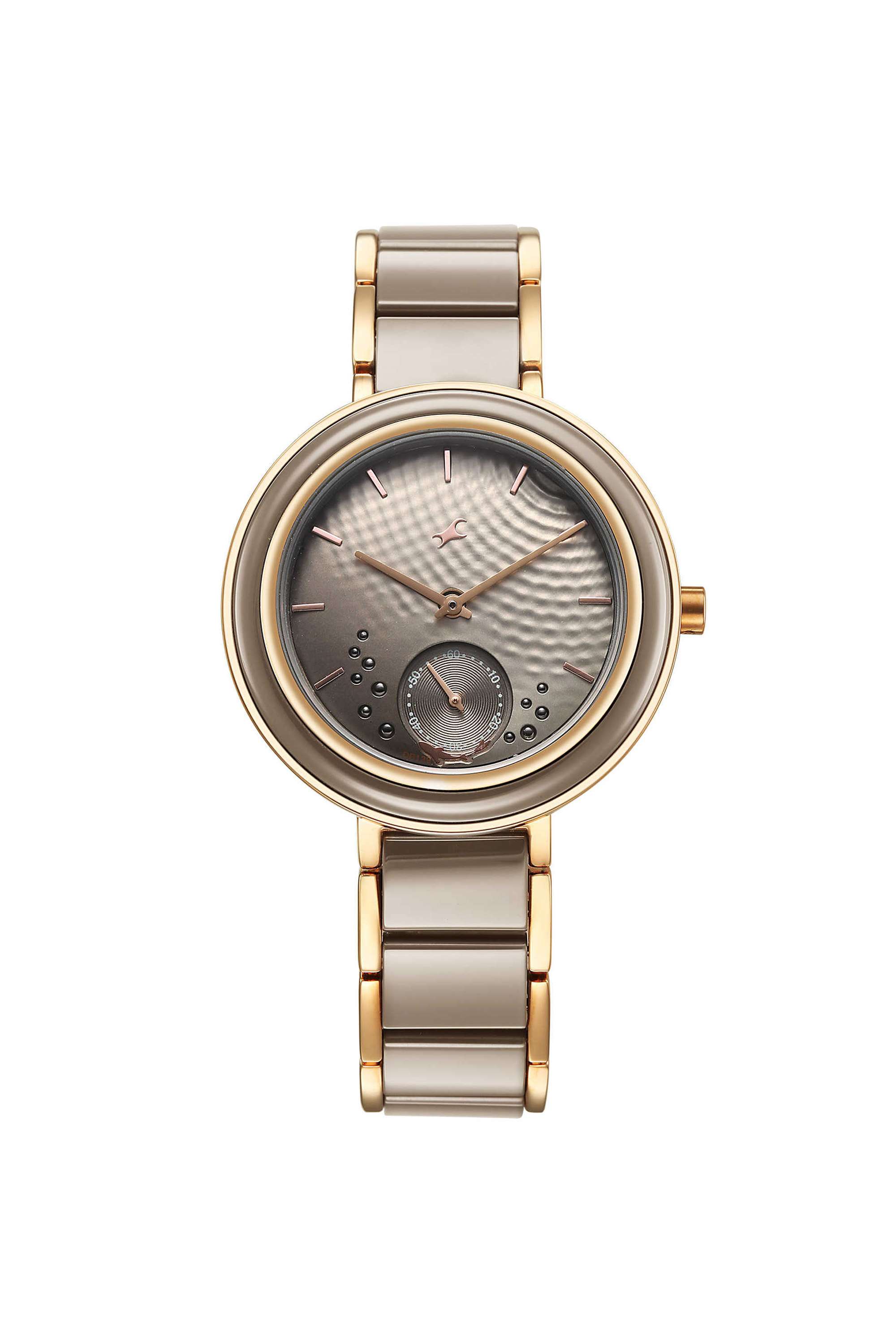 Oceanic-37.5-mm-Grey-Dial-Brass-Analogue-Wrist-Watch-for-Women---6315KD02