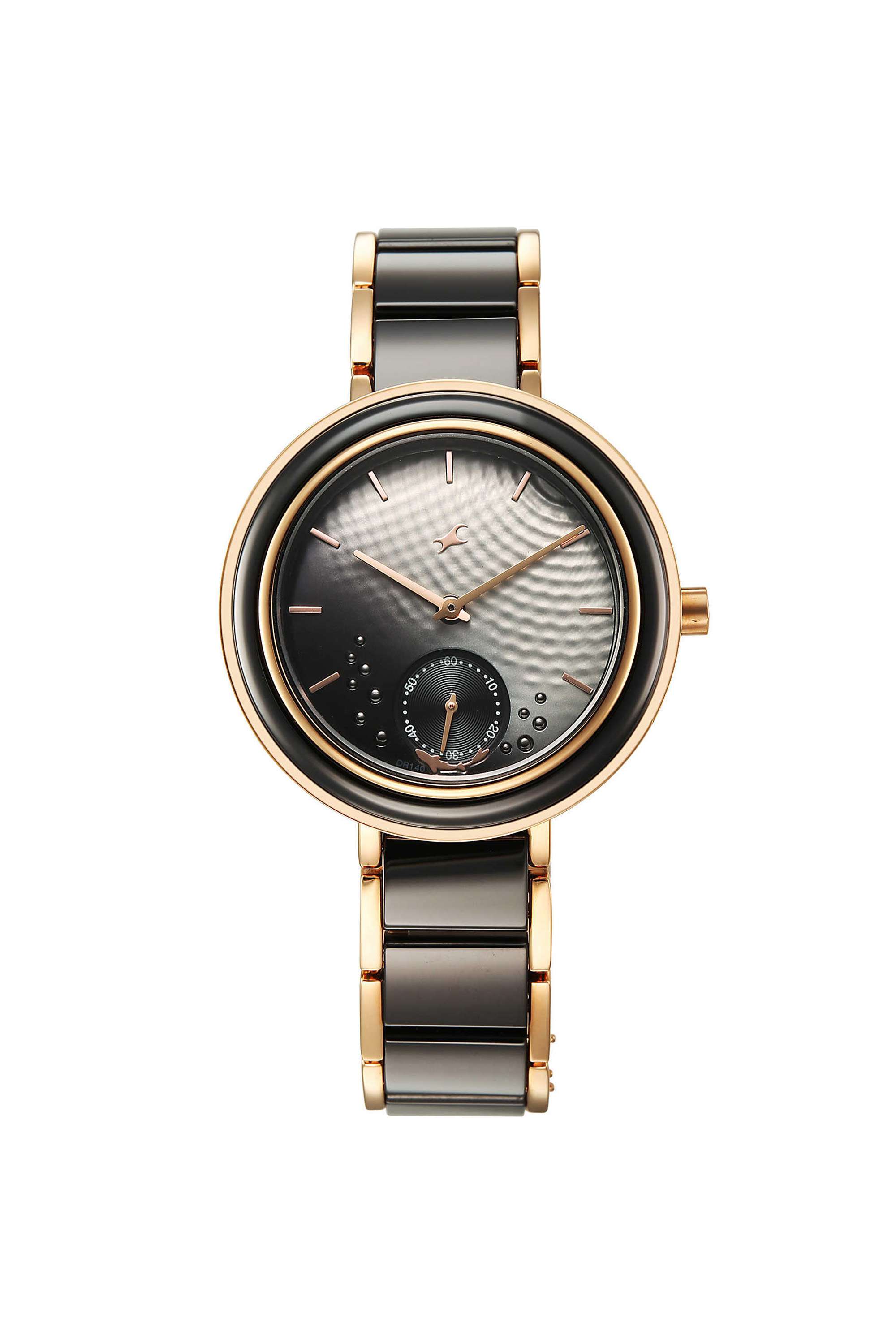 Oceanic-37.5-mm-Black-Dial-Brass-Analogue-Wrist-Watch-for-Women---6315KD03