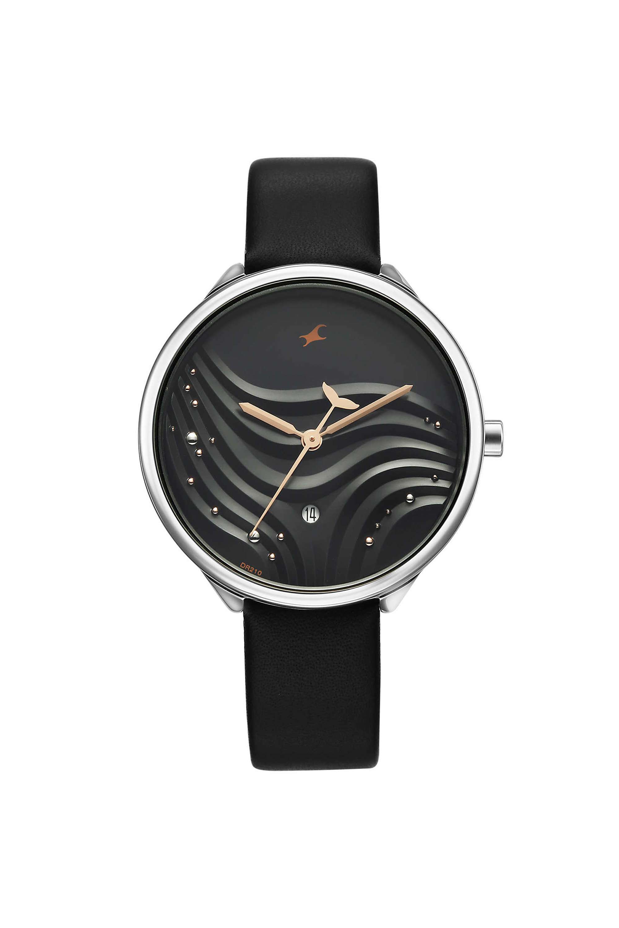 Oceanic-36-mm-Black-Dial-Leather-Analogue-Wrist-Watch-for-Women---6316SL01