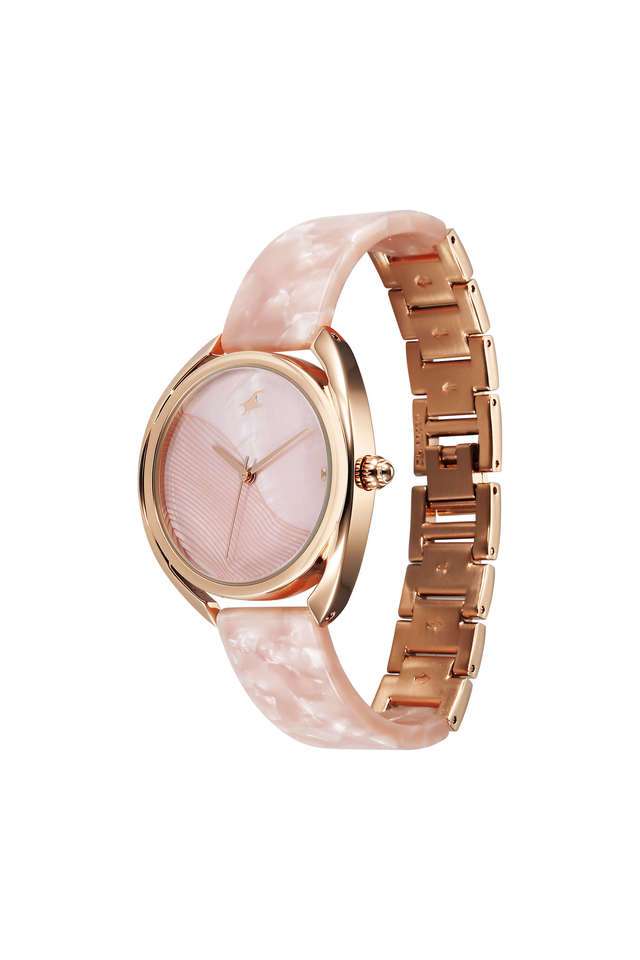 Fastrack-Younique-2.0-40.8-mm-Pink-Dial-Metal-Analogue-Watch-For-Girls---68036KD01
