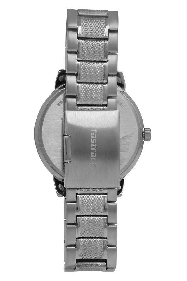 Mens-Black-Dial-Metallic-Analogue-Watch---3219SM01