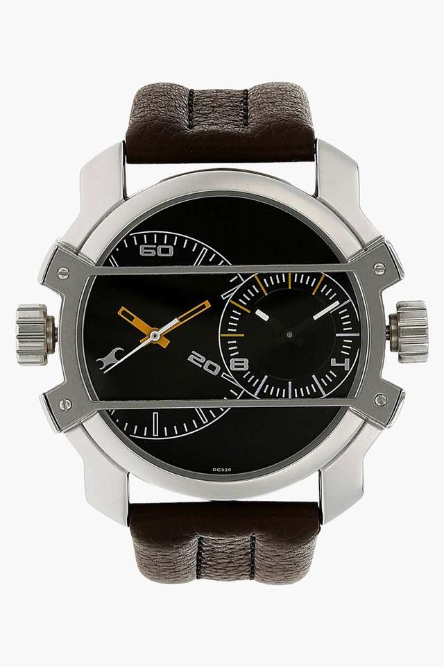 Mens-Analogue-Leather-Watch