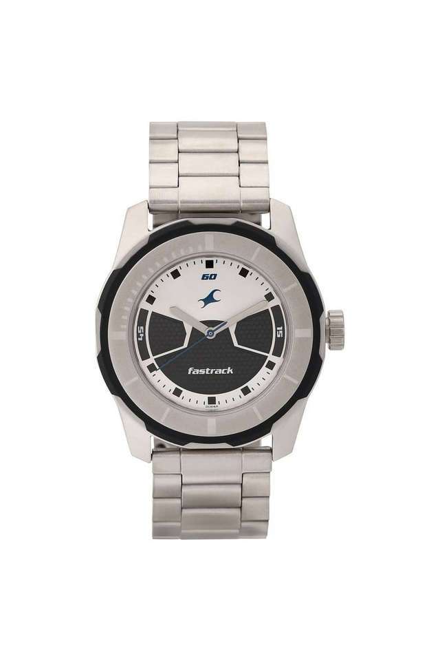 Economy-2013-44.80-x-51.80-x-13.30-mm-Silver-Dial-Stainless-Steel-Analog-Watch-For-Men---NR3099SM02