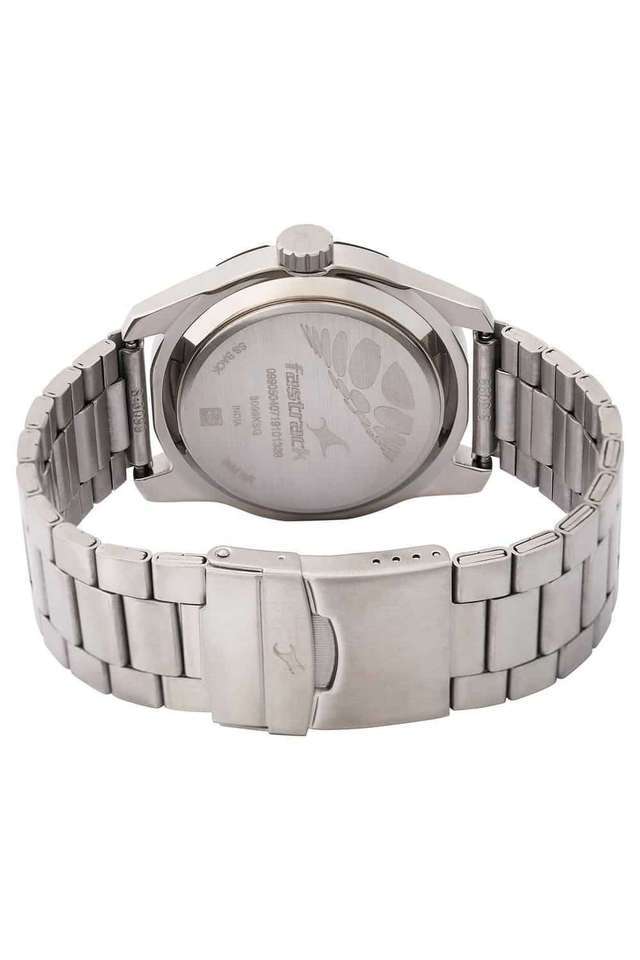Economy-2013-44.80-x-51.80-x-13.30-mm-Silver-Dial-Stainless-Steel-Analog-Watch-For-Men---NR3099SM02