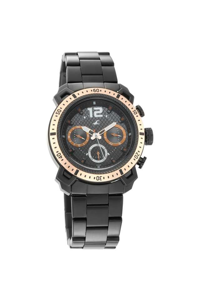 Mens-All-Nighters-Black-Dial-Multi-Function-Watch---3193KM01
