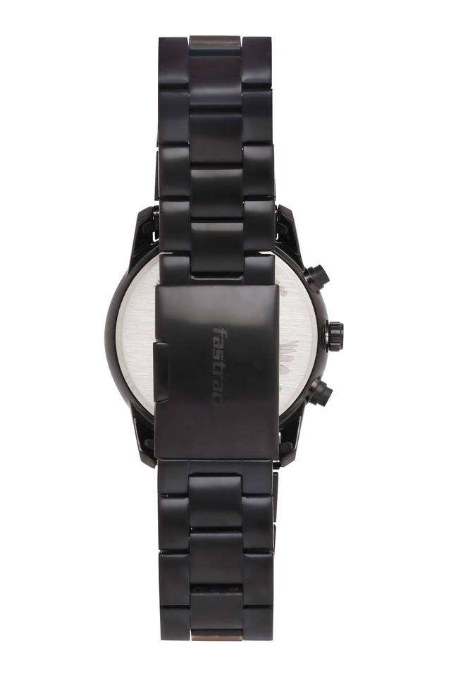 Mens-Gunmetal-Dial-Metallic-Multi-Function-Watch---3216NM01