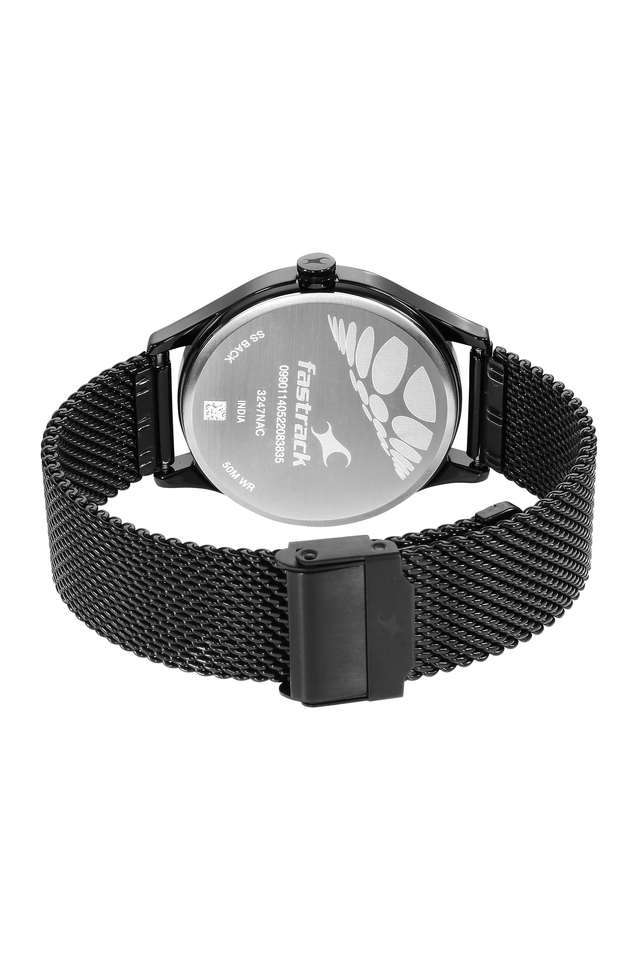 Style-Up-1.0-40.70-x-48.30-x-7.65-mm-Black-Dial-Stainless-Steel-Analog-Watch-For-Men---NR3247NM03
