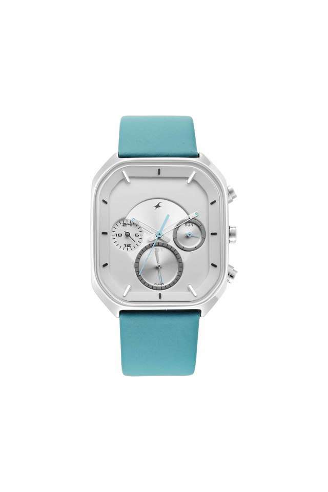 Mens-38-mm-After-Dark-White-Dial-Leather-Analog-Watch---3270SL02