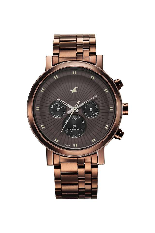 Kronos-43-x-49.7-x-10-mm-Brown-Dial-Metal-Chronograph-Watch-For-Men---3287QM04