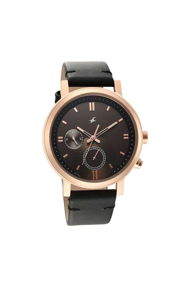 Men-Tick-Tock-2.0-Black-Dial-Leather-Analog-Watch