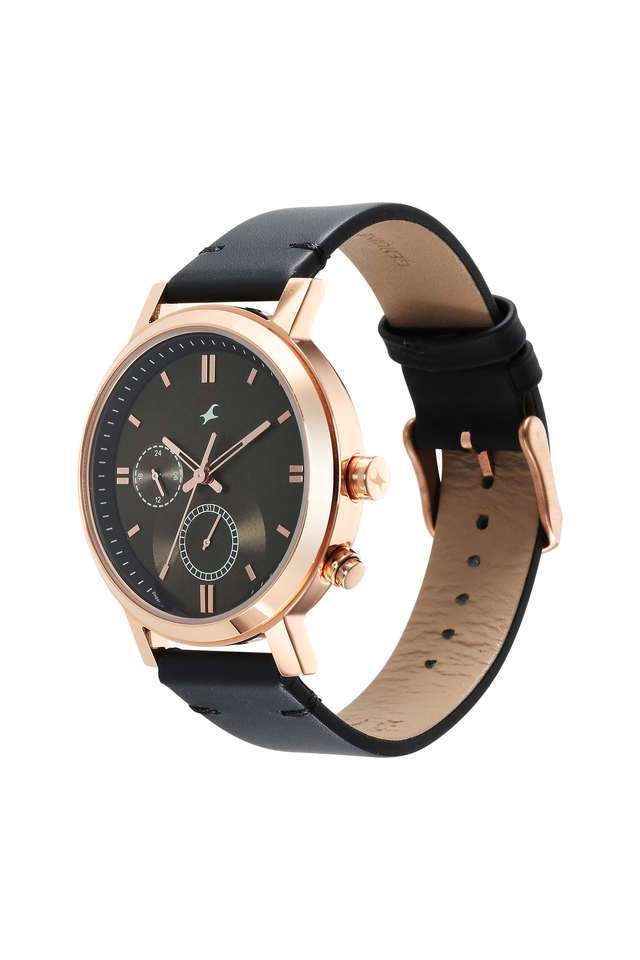 Men-Tick-Tock-2.0-Black-Dial-Leather-Analog-Watch
