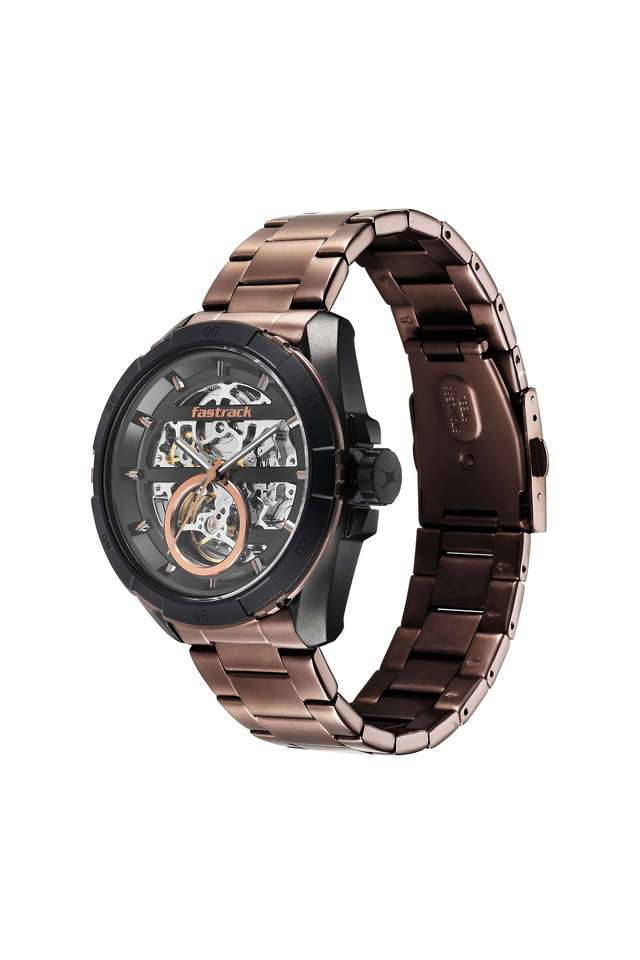 Automatics-45.5-mm-Black-Dial-Stainless-Steel-Analogue-Watch-For-Men---3297KM01