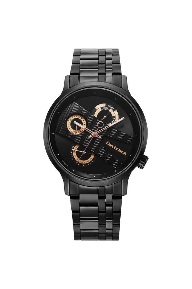 Exuberant-2.0-43-x-50.40-x-11.30-mm-Black-and-Rose-Gold-Dial-Metal-Analog-Watch-for-Men