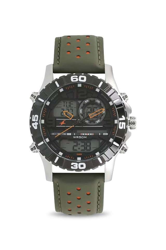 Mens-Chronograph-Digital-Leather-Watch---38035SL03