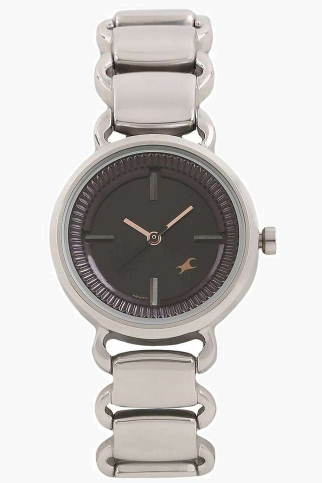 Black-Dial-Stainless-Steel-Strap-Watch---6117SM01C