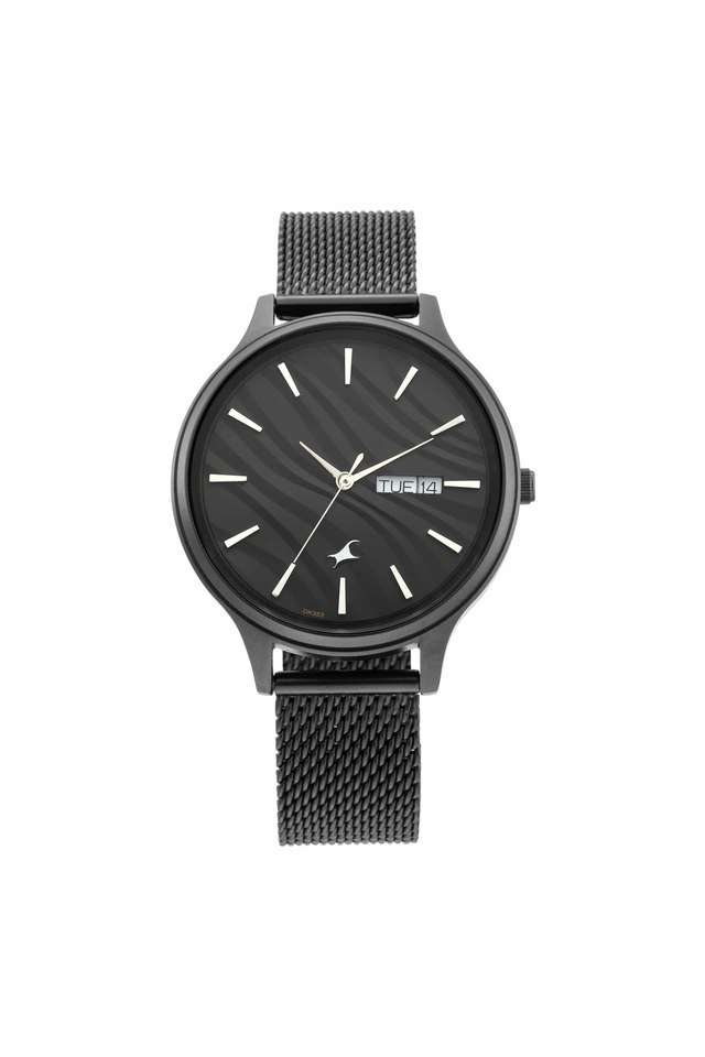 Womens-Ruffles-Black-Dial-Analogue-Watch---6207NM01