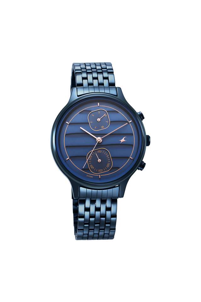 Women-s-38-x-45-x-9.50-mm-Style-Up-2.0-Blue-Dial-Stainless-Steel-Analog-Watch---6207QM01